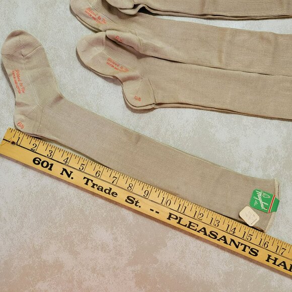 Vintage Children's Long Stockings 4 Pairs Mayknit Hosiery Rayon & Cotton 6 1/2 D - Picture 9 of 16